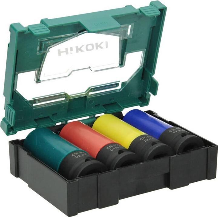 Actual product image Hitachi Smūginių galvų rinkinys HiKOKI 17/19/21/22mm (17 mm, 19 mm, 21 mm, 22 mm)