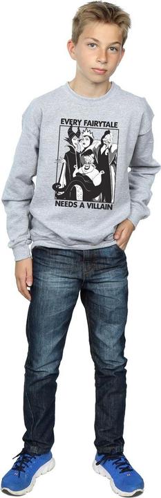 Produktbild Disney Every Fairy Tale Needs A Villain Sweatshirt Jungen (128)