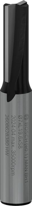 Immagine prodotto Bosch Professional Zubehör Fresa per scanalature, 8 mm, D1 7 mm, L 19,6 mm, G 51 mm