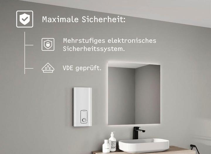 Produktbild Stiebel Eltron DHB 18/21/24 ST Trend Elektronischer Durchlauferhitzer, gradgenaue Temperatur dank 3i Technologie