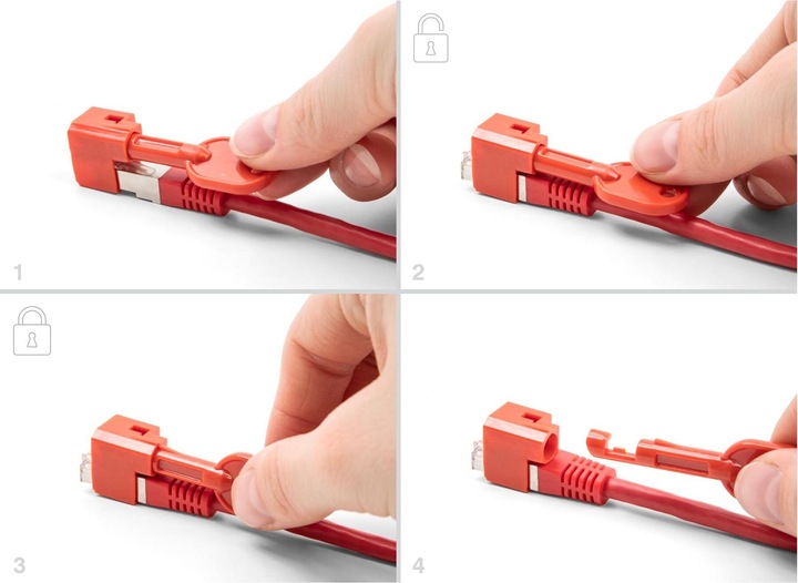 Produktbild Delock RJ45 Port Blocker Set für RJ45 Stecker 10 Stück
