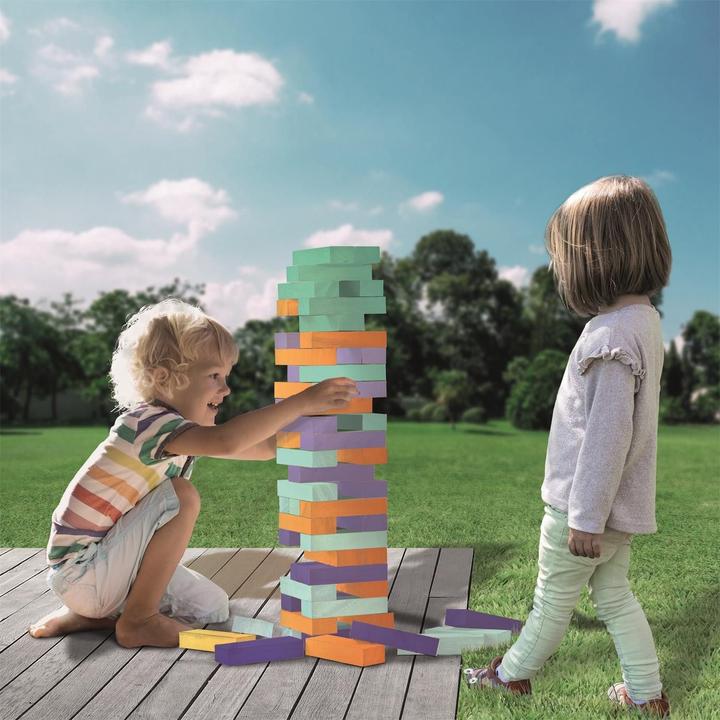 Immagine prodotto Mister Gadget Gioco Jenga grande - blocchi morbidi - multicolore