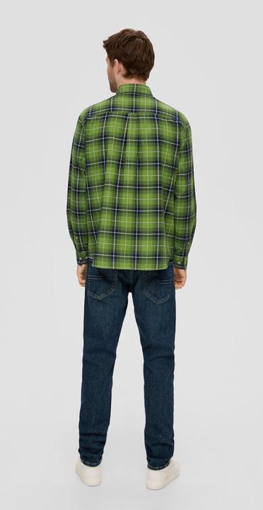 Produktbild s.Oliver Hemd Regular: Langarmhemd mit Button-down-Kragen (M)