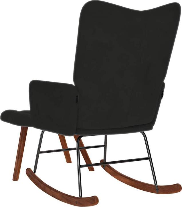 Actual product image vidaXL Schaukelstuhl mit Hocker