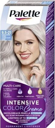 Actual product image Palette Intensive Colour Creme Hair Colorant Hair Dye Cream 9.5-21 Luminous Silver B (9.5-21 Luminous Silver B)