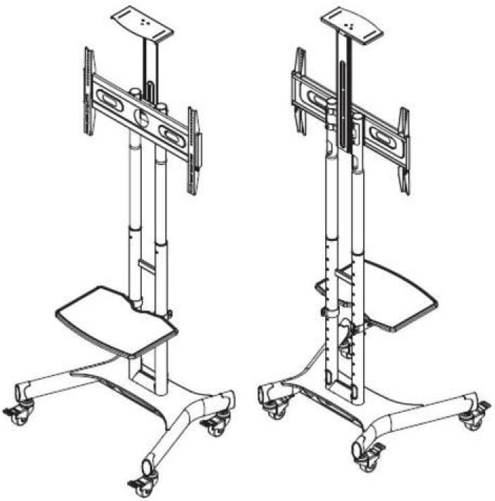 Immagine prodotto Multibrackets Basic (Universale, 60", 50 kg)