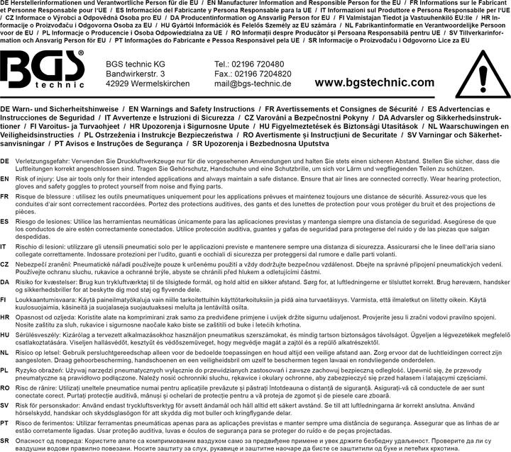 Produktbild BGS Druckluft-Reifenfüller