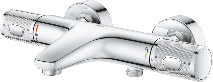 Actual product image Grohe Precision Feel Thermostat-Wannenarmatur, mit ProGrip-Griff, wassersparend, chrom