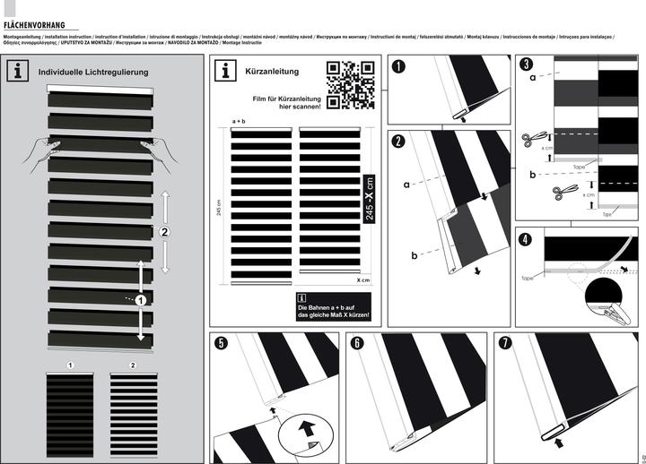 Image du produit Gardinia Rideau à panneaux Day + Night Carreaux 60 x 245 (60 x 245 cm)