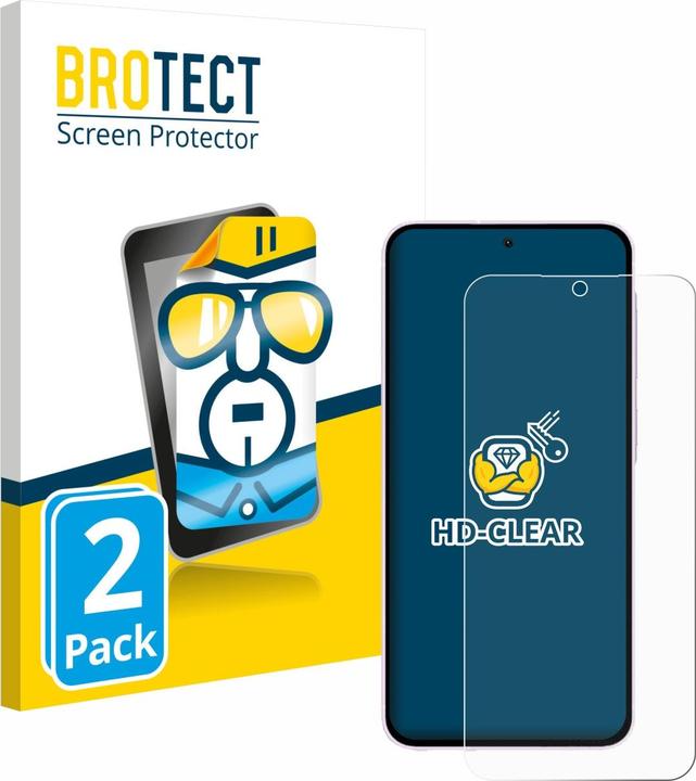 Actual product image BROTECT Screen Protector Clear (2 Piece, Samsung Galaxy A56)
