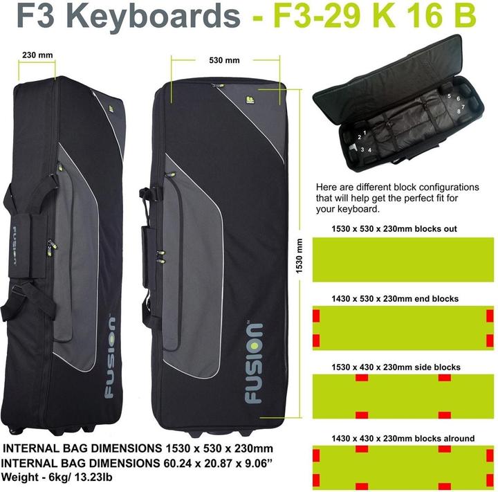 Produktbild Fusion Keyboardbag 16 (Keyboard)