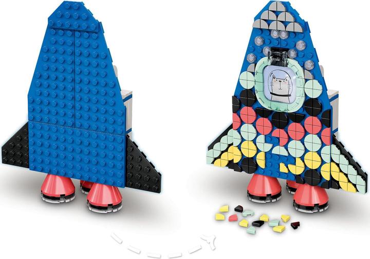Produktbild LEGO Raketen Stiftehalter (41936, LEGO Dots)
