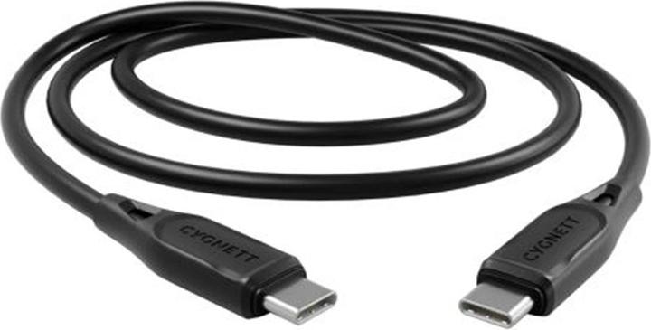 Produktbild Cygnett Essentials USB-C auf USB-C (USB 2.0) Kabel, Schwarz, 2 m (2 m, USB 2.0, 60 W)