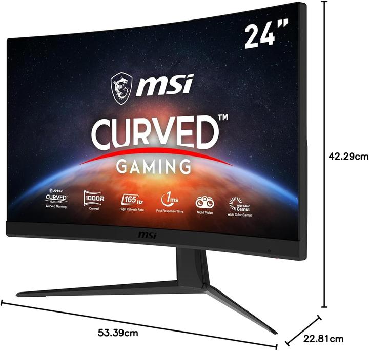 Produktbild MSI MAG ARTYMIS 242CDE (1920 x 1080 Pixel, 23.60")