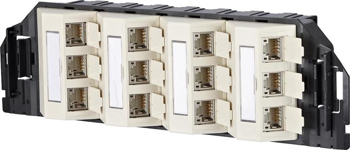 Produktbild Metz Connect 1309311201-E - RJ-45 - 6a - Schwarz - Weiss - 1 Stück(e)