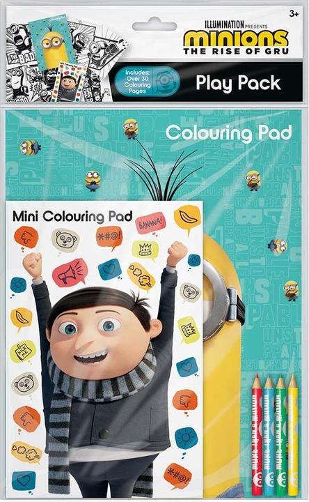 Actual product image Minions Printed Colouring Set