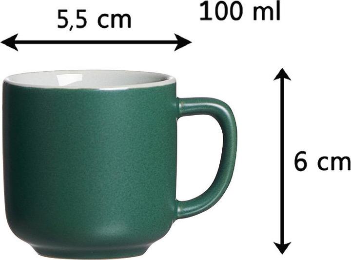 Produktbild Ritzenhoff & Breker Espressotassen mit Untertassen JASPER (100 ml, 4 x)