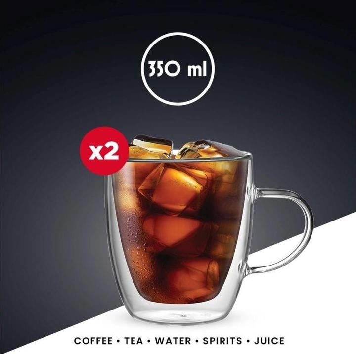 Produktbild Bialetti Kaffeetasse Capri 350 ml, 2 Stück, Transparent (350 ml, 2 x)