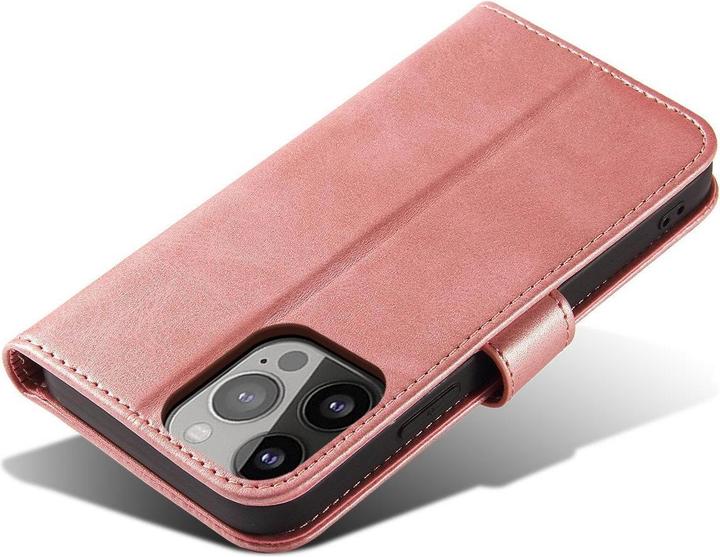 Image du produit Hurtel Magnet Case case for iPhone 14 Pro Max flip cover wallet stand pink (Apple iPhone 14 Pro Max)