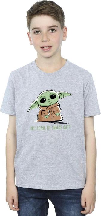 Immagine prodotto Star Wars The Mandalorian Grogu Snacks Meme Maglietta Ragazzi (104)