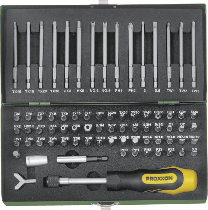 Actual product image Proxxon Super safety and special bit set (Hexagon socket TX M10, Hexagon socket TX M15, Hexagon socket TX M20, Hexagon socket TX M30, Cross Phillips PH M1, Cross Phillips PH M2, Hexagon socket TX M5, Hexagon socket TX M6, Hexagon socket TX M7, Hexagon socket TX M8, Hexagon socket TX M9, Hexagon socket TX M25, Hexagon socket TX M27)