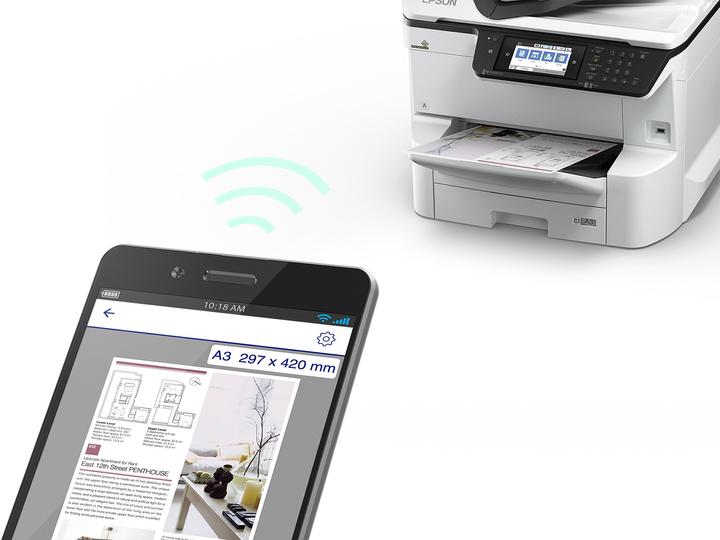Actual product image Epson WorkForce Pro WF-C8690DWF - Multifunction printer - color - inkjet - A3 (M (Ink, Colour)