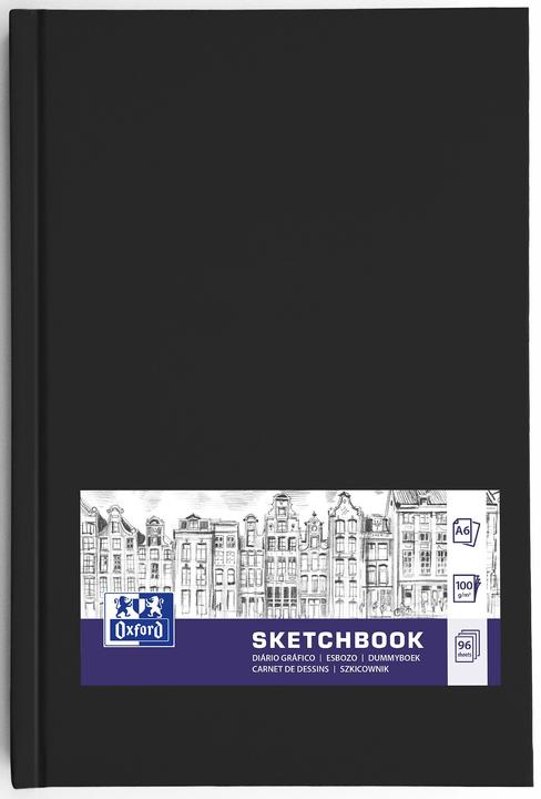 Oxford Skizzenbuch (A6, Blanko, Harter Einband)