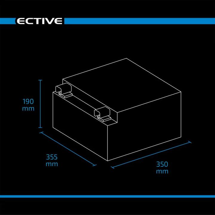 Immagine prodotto Ective LC 540s LT Underseat | 540Ah Untersitz-Versorgungsbatterie mit Heizung (12.80 V, 540 Ah)