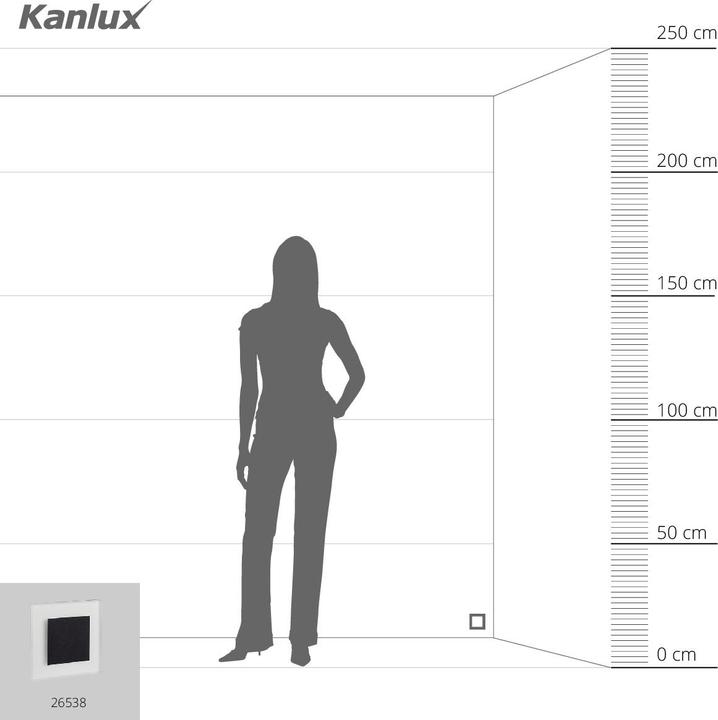 Immagine prodotto Kanlux 26538 APUS LED B-NW Apparecchio da incasso (14 lm)