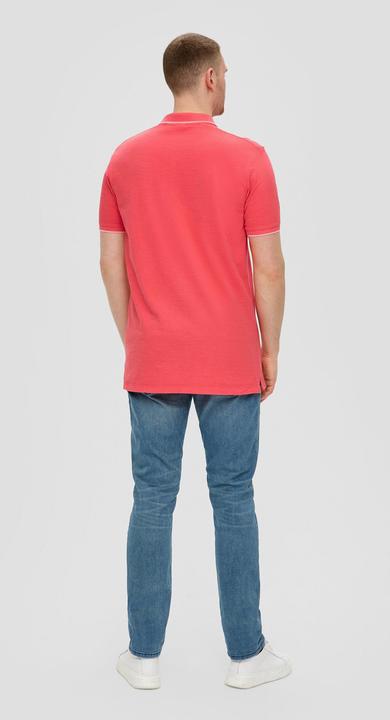 Image du produit S.Oliver Polo-Shirt Poloshirt mit Piquêstruktur und Logo-Print (XXL)