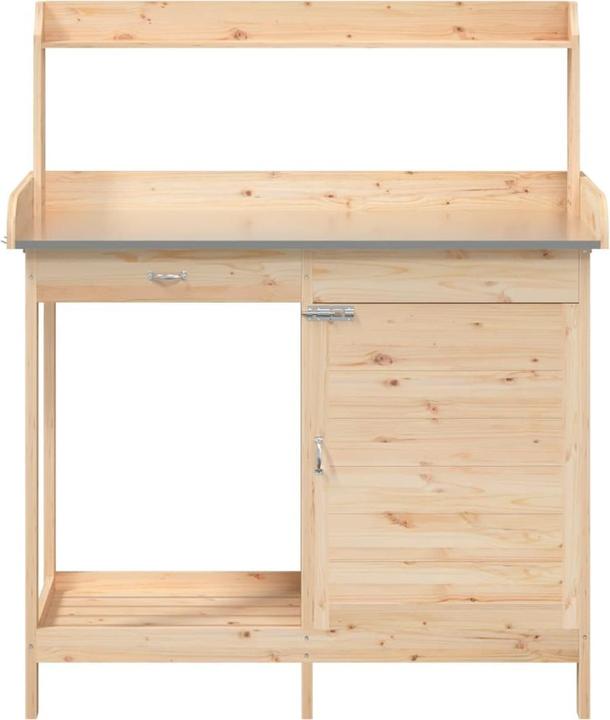 Actual product image vidaXL Plant table with cabinet