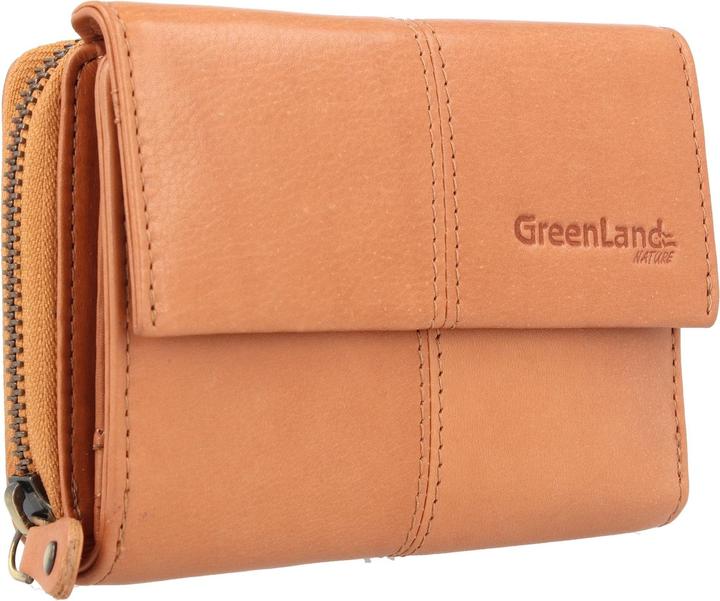 Actual product image Greenland Nature Nature Soft wallet RFID leather 13 cm