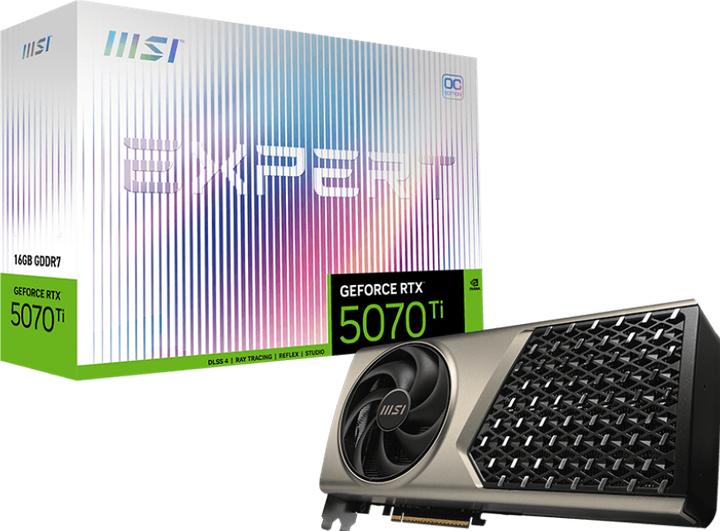 Produktbild MSI GeForce RTX 5070 Ti Expert OC (16 GB, GDDR7)
