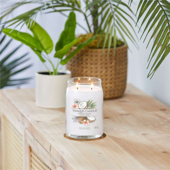 Immagine prodotto Yankee Candle Candela profumata a barattolo grande Coconut Beach Signature