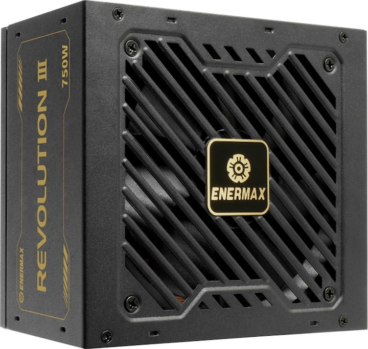 Actual product image Enermax Power Supply 750W Revolution3 80+ Gold Black FULLMOD (750 W)