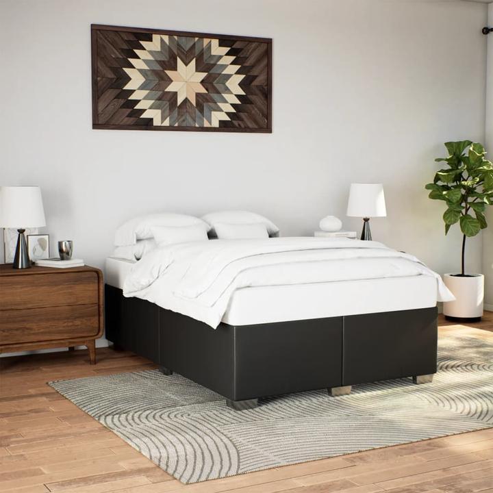 Actual product image vidaXL Faux leather bed frame (160 x 200 cm)