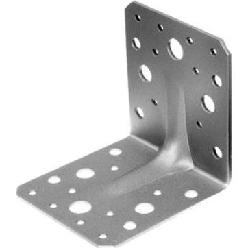 Thumbnail - Alberts, Baubeschläge + Holzverbinder, Schwerlast-Winkelverbinder m. Sicke 90 x 90 x 65 mm, sendzimirverzinkt, 1 Stck (W...