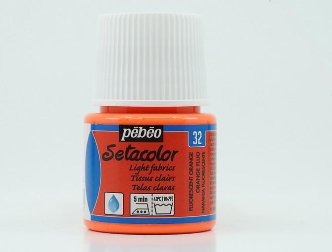 Produktbild Pebeo Setacolor helle Stoffe (Neonorange, 45 ml)