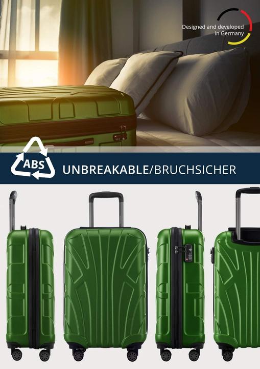 Actual product image Suitline Handgepäck Hartschalen-Koffer (34 l, Hand luggage (up to 50 litres))
