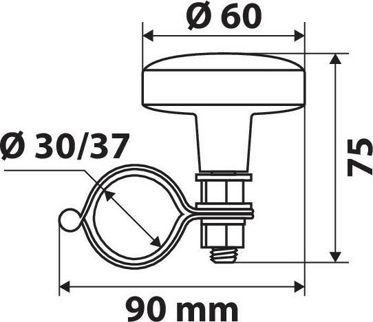 Immagine prodotto Lampa Lenkradknauf / Lenkhilfe