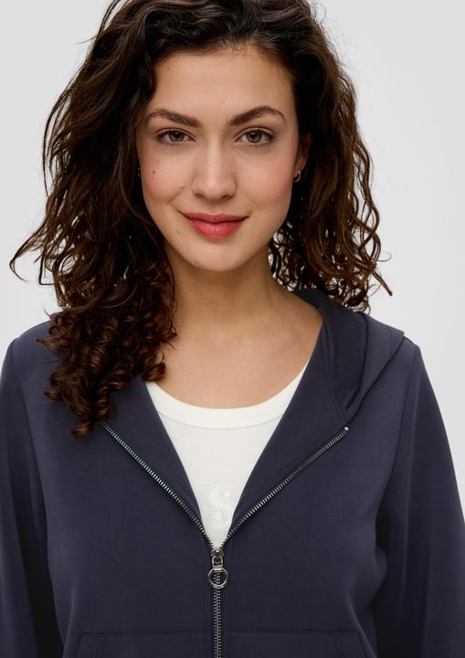 Produktbild s.Oliver Sweatshirt Jacke Sweatshirtjacke aus Scuba (32)