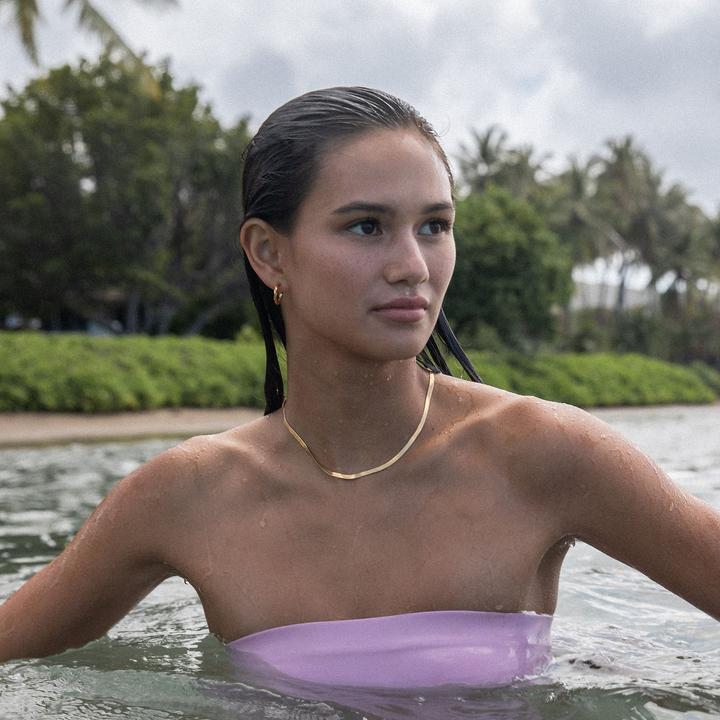 Image du produit Purelei Choker Or I I'lalo' (Acier inoxydable plaqué or 14 carats)