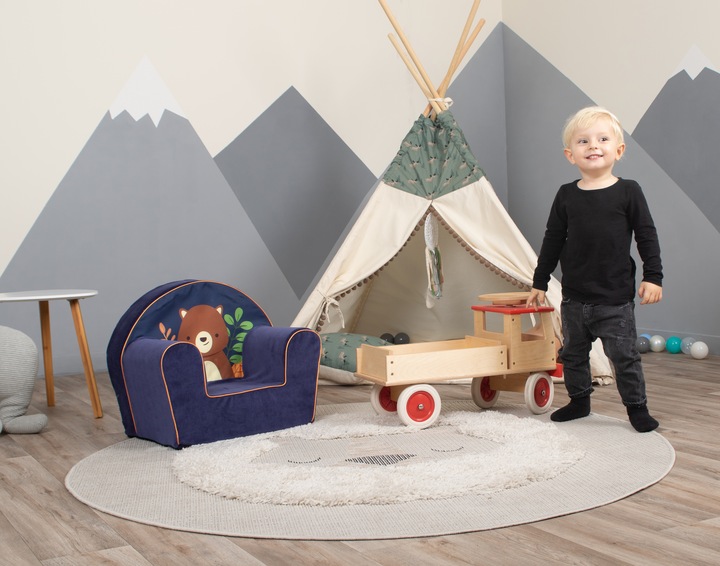 Image du produit Knorrtoys Fauteuil pour enfants - "Happy bear (Fauteuil pour enfants)