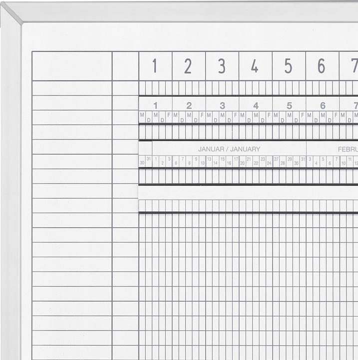 Productafbeelding Magnetoplan Activiteiten- en vakantieplanner, 5-daagse week (150 x 100 cm)