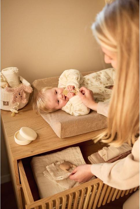 Image du produit Jollein Pflegekörbchen Cloudy Rib Oatmeal