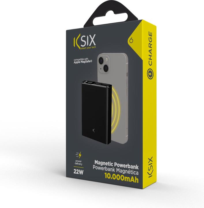 Immagine prodotto KSIX POWERBANK MAGSAFE 10000MAH (10000 mAh, 22.50 W, 37 Wh)