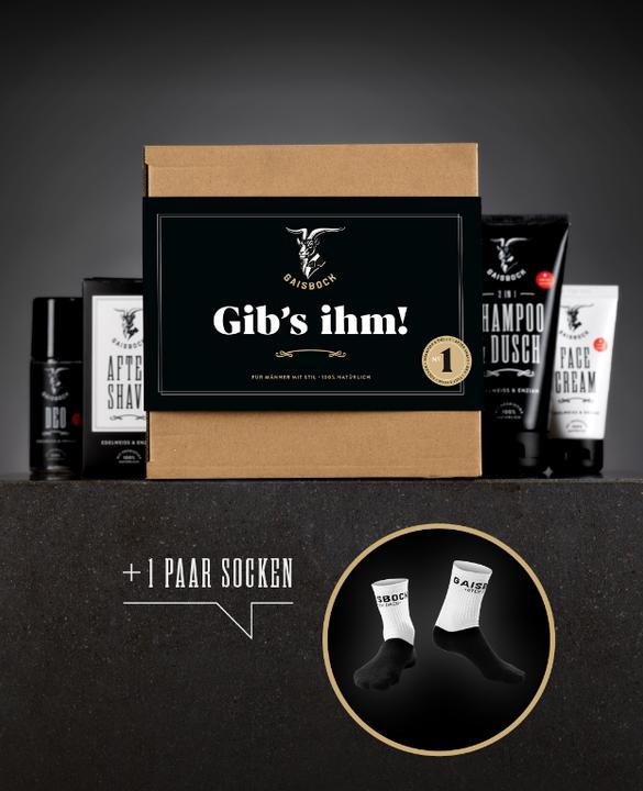 Produktbild Gaisbock Geschenkset #1 (Körperpflegeset, Gesichtspflege Set, Haarpflege Set, Bartpflege Set)