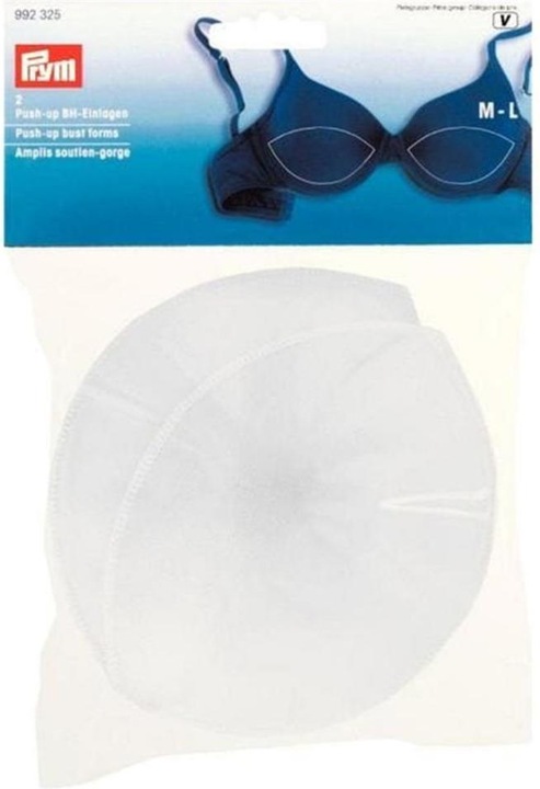 Produktbild Prym Push-up BH-Einlagen, weiss Grösse M, L - Karte 2 Stk.