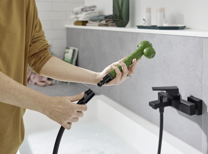 Produktbild hansgrohe Jocolino Kinderhandbrause Krokodil (2 Strahlarten, 11 l/min)