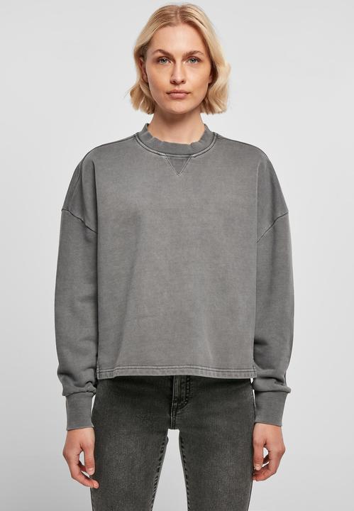 Image du produit Urban Classics Ladies Heavy Terry Garment Dye Crewneck - 19387 (S)